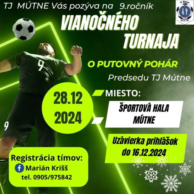 Vianočný Turnaj 2024