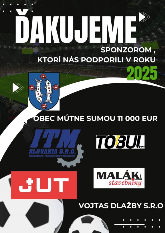 Ďakujeme za podporu v roku 2025
